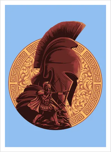 Man of Many Wiles  - Odysseus, Odyssey, greek mythology, homer - Artprint