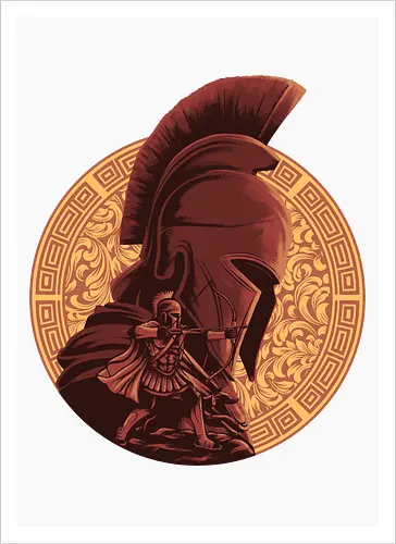 Man of Many Wiles  - Odysseus, Odyssey, greek mythology, homer - Artprint