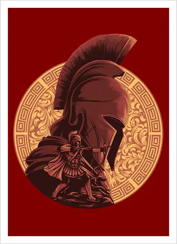 Man of Many Wiles  - Odysseus, Odyssey, greek mythology, homer - Artprint
