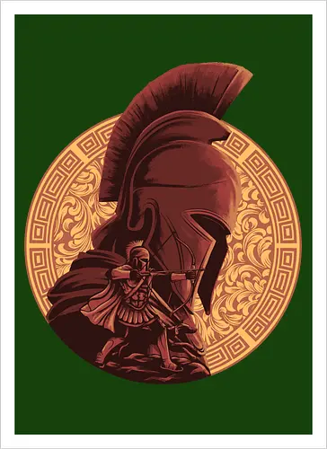 Man of Many Wiles  - Odysseus, Odyssey, greek mythology, homer - Artprint