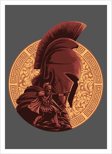 Man of Many Wiles  - Odysseus, Odyssey, greek mythology, homer - Artprint