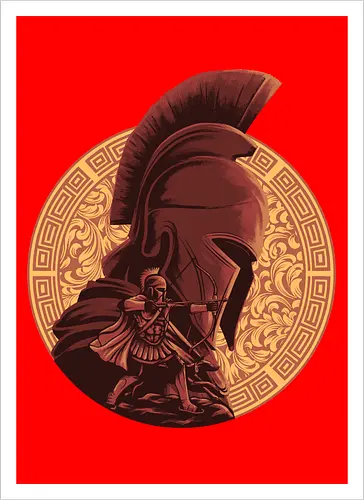 Man of Many Wiles  - Odysseus, Odyssey, greek mythology, homer - Artprint