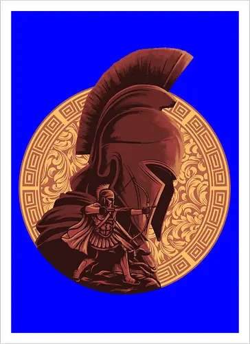 Man of Many Wiles  - Odysseus, Odyssey, greek mythology, homer - Artprint