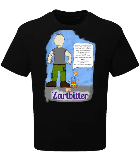 Zartbitter - albern - Oversize T-Shirt