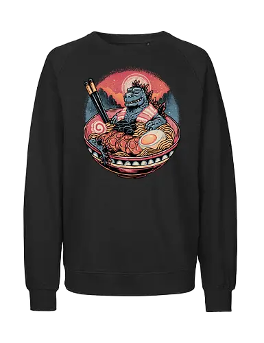 The Great Ramen Rest - cute, Ramen, food, noodles, Japan, relaxing, movie, mash up, funny - Fairtrade Sweatshirt
