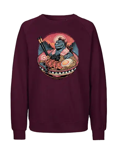 The Great Ramen Rest - cute, Ramen, food, noodles, Japan, relaxing, movie, mash up, funny - Fairtrade Sweatshirt