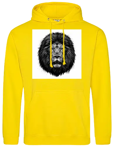 Lion Charcoal Art - Standard Hoodie