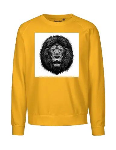 Lion Charcoal Art - Fairtrade Sweatshirt