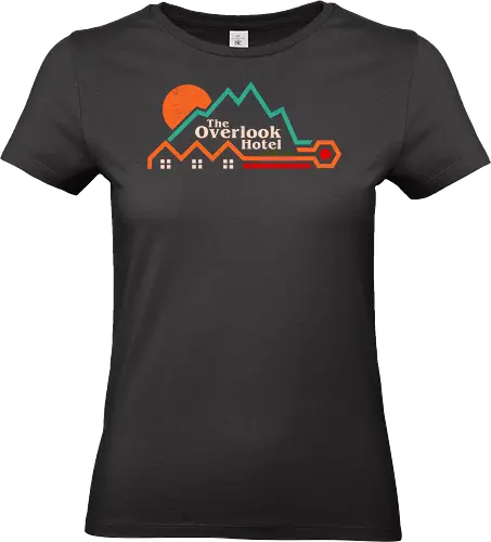 Off Season Mountain Hotel - winter, horror, cinema, cinephile, cult classic, film, geek, halloween, hotel, mountain, movies, nerd, nostalgia, retro, vintage - Standard T-Shirt (Women)