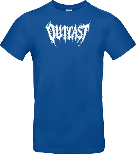 Outcast - outcast, death metal, metal logo, metalcore, goth aesthetic, hardcore, black metal, alternative style, outsider, grunge, punk rock, edgy design, underground, heavy metal, dark aesthetic, band style, brutal logo, alternative fashion, anti-mainstream - Standard T-Shirt