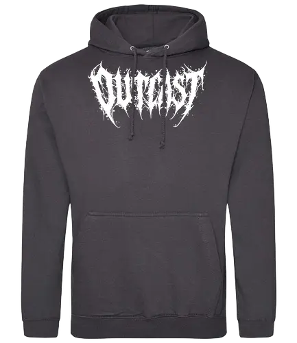 Outcast - outcast, death metal, metal logo, metalcore, goth aesthetic, hardcore, black metal, alternative style, outsider, grunge, punk rock, edgy design, underground, heavy metal, dark aesthetic, band style, brutal logo, alternative fashion, anti-mainstream - Standard Hoodie