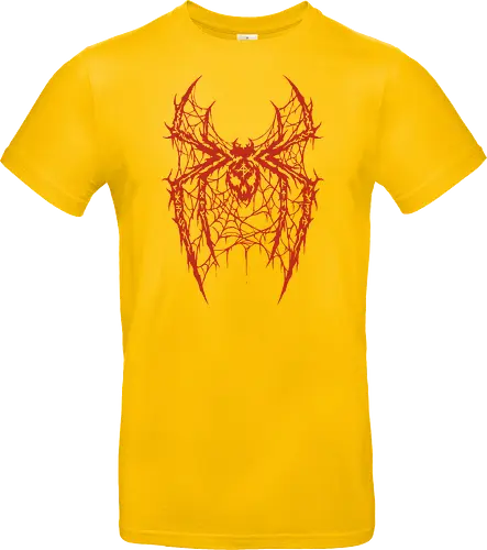 Spider Core - death metal, heavy metal, metalhead, spider, metal logo, dark aesthetic, gothic, cyber sigilism, anti hero, spiderweb, deathcore, streetwear, dark art, grunge, metal band - Standard T-Shirt
