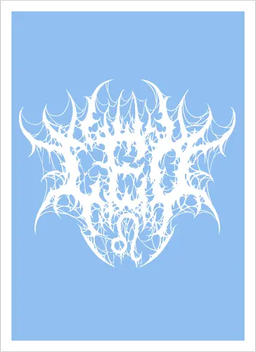 Leo Heavy Metal Style - dark aesthetic, leo zodiac, death metal, astrology, leo sign, metalhead, black metal, gothic astrology, heavy metal, deathcore, cyber sigilism, zodiac sign, horoscopes, edgy typography, dark art - Artprint