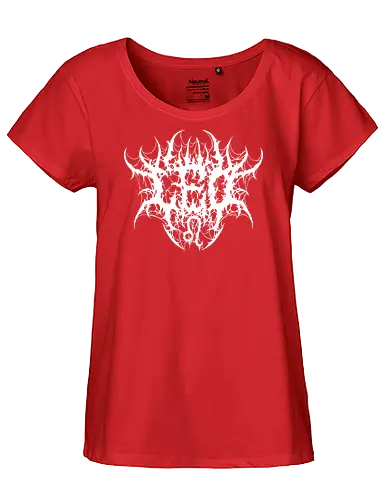 Leo Heavy Metal Style - dark aesthetic, leo zodiac, death metal, astrology, leo sign, metalhead, black metal, gothic astrology, heavy metal, deathcore, cyber sigilism, zodiac sign, horoscopes, edgy typography, dark art - Fairtrade Girl Shirt