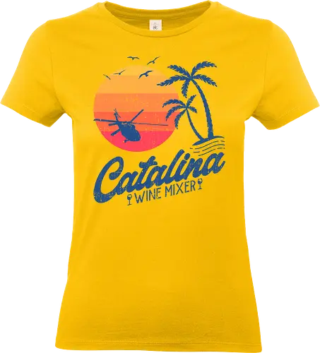 Catalina Wine Mixer - winery, catalina wine mixer, beach, best friends, boats and hoes, fishing, funny, movies, prestige worldwide, sailing, songbird, step brothers, summer, will ferrell, wine lover - Standard T-Shirt (Women)