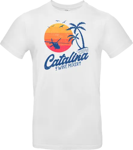 Catalina Wine Mixer - winery, catalina wine mixer, beach, best friends, boats and hoes, fishing, funny, movies, prestige worldwide, sailing, songbird, step brothers, summer, will ferrell, wine lover - Standard T-Shirt