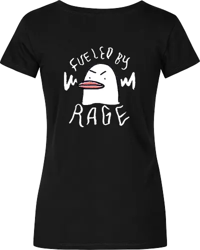 Fueled By Rage - Duck, Ente, Spruch, Typo, Statement, Edgy - Women T-Shirt