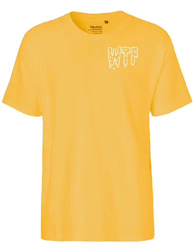 WTF - Spruch, Typo, WTF, Funny, Edgy - Fairtrade T-Shirt
