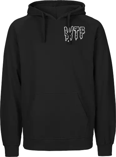 WTF - Spruch, Typo, WTF, Funny, Edgy - Fairtrade Hoodie