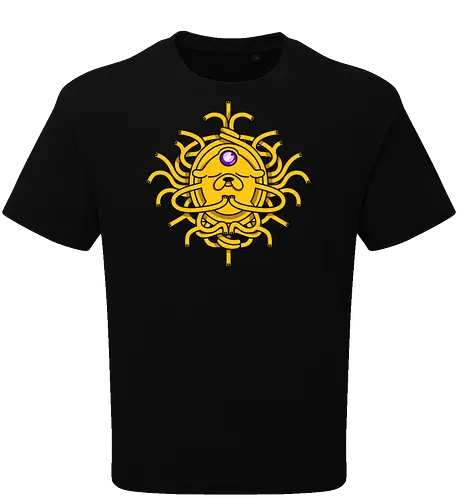 Third Eye Jake Cartoon - Hund, Gelb, Cartoon, Zeichentrickfilm, Drittes Auge, Jake, Fanart - Oversize T-Shirt