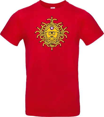 Third Eye Jake Cartoon - Hund, Gelb, Cartoon, Zeichentrickfilm, Drittes Auge, Jake, Fanart - Standard T-Shirt