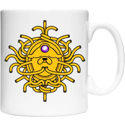 Third Eye Jake Cartoon - Hund, Gelb, Cartoon, Zeichentrickfilm, Drittes Auge, Jake, Fanart - Cup