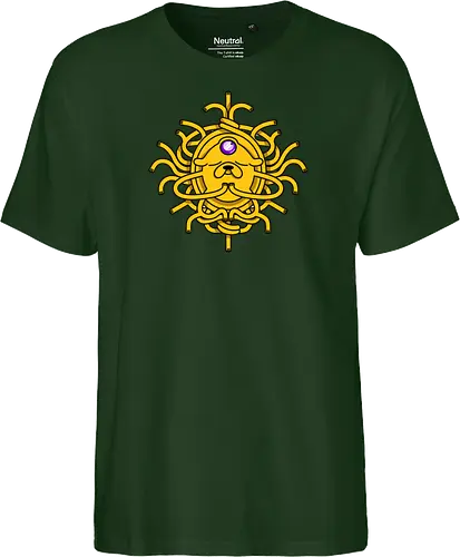 Third Eye Jake Cartoon - Hund, Gelb, Cartoon, Zeichentrickfilm, Drittes Auge, Jake, Fanart - Fairtrade T-Shirt