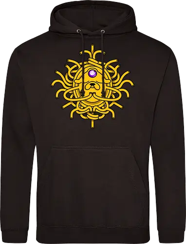 Third Eye Jake Cartoon - Hund, Gelb, Cartoon, Zeichentrickfilm, Drittes Auge, Jake, Fanart - Standard Hoodie