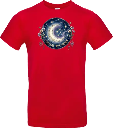 Magic Moon and Stars Night Sky Graphic design - CelestialDesign, MoonAndStars, NightSkyArt, StarryNight, CosmicVibes, MagicMoon, AstronomyLover, DreamyAesthetic, NightSkyDesign - Standard T-Shirt