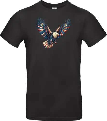 Majestätischer Adler - > EagleDesign, MajesticEagle, FreedomVibes, BirdOfPrey, WildlifeArt, PowerfulEagle, AmericanSymbol, AnimalGraphic, NatureLovers - Standard T-Shirt