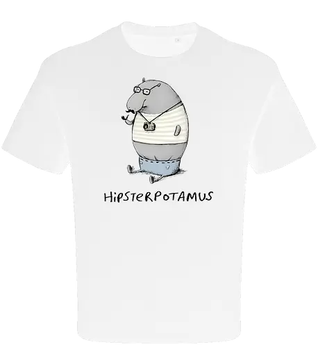 Grauer Hipster Nilpferd Brille Schnurrbart Analogkamera - Cartoon-Nilpferd, Englisches Wortspiel, Hipster-Print, Süße Tierkunst, Nilpferd-Zeichnung, Hipster-Humor-Geschenk, Hipsterpotamus, Hipster-Nilpferd, Nilpferd-Hipster, Tierwortspiel, Hipster-Humor, Süßes Nilpferd, Analoge Tierkamera, Hipster-Schnurrbart, Runde Tierbrille, Wortspiel-T-Shirt, Urbane Tierkunst, Kreativer visueller Humor, Hipster-Cartoon, Stylisches Tier - Oversize T-Shirt