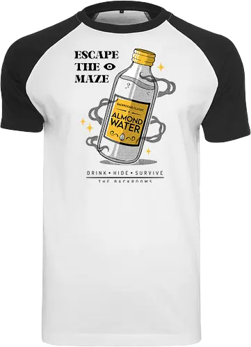 ALMOND WATER - backrooms, horror, terror, almond water, videogames, halloween - Raglan T-Shirt