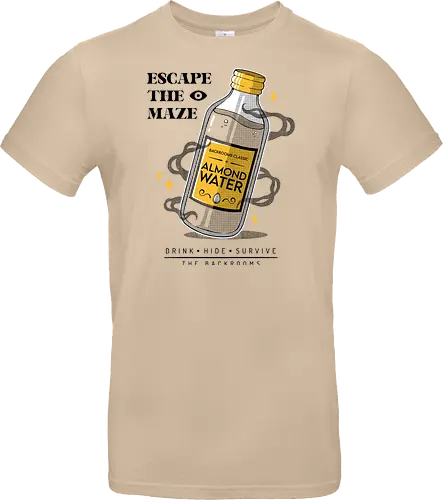 ALMOND WATER - backrooms, horror, terror, almond water, videogames, halloween - Standard T-Shirt