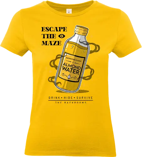 ALMOND WATER - backrooms, horror, terror, almond water, videogames, halloween - Standard T-Shirt (Women)