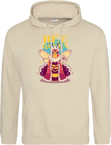 BORN TO BEE QUEEN - queen bee, honey bee, nature, girly, girl power, bee, queen, bee queen - Standard Hoodie