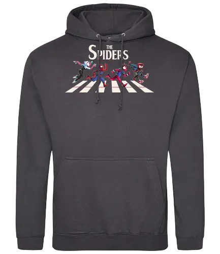 The Spiders - Superhero, Superhero, Comic, spider, peter, perker, miles, morales, gwen, stacy, beatles, abbey, road, heroes - Standard Hoodie