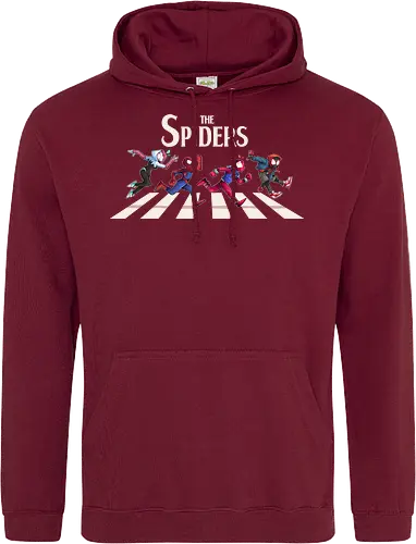 The Spiders - Superhero, Superhero, Comic, spider, peter, perker, miles, morales, gwen, stacy, beatles, abbey, road, heroes - Standard Hoodie