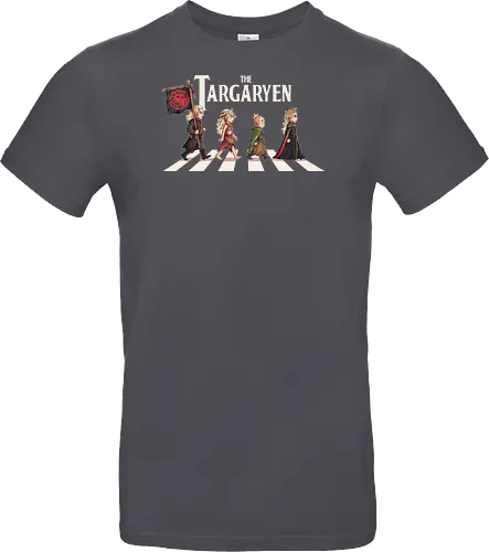 The Targaryen - targarye, dragons, abbey road, beatles, Throne, daemon, egg, duncan, dunk, knight, king, queen, thrones, rhaenyra - Standard T-Shirt