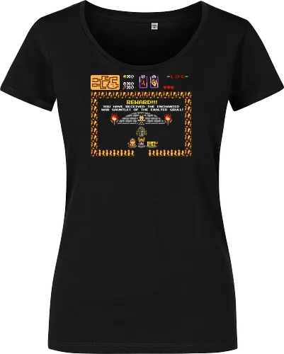Dangerous Dungeon - pixel, dungeon, crawler, carl, donut, parody, design, demonigote, funny, book, retro - Women T-Shirt