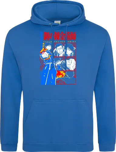 Roy Mustang Alchemist Flame - Roy Mustang, Alchemist, Flame Alchemist, FMA, anime birthday gift, military anime, alchemy art, weeb shirt - Standard Hoodie