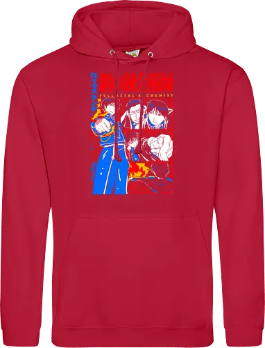 Roy Mustang Alchemist Flame - Roy Mustang, Alchemist, Flame Alchemist, FMA, anime birthday gift, military anime, alchemy art, weeb shirt - Standard Hoodie