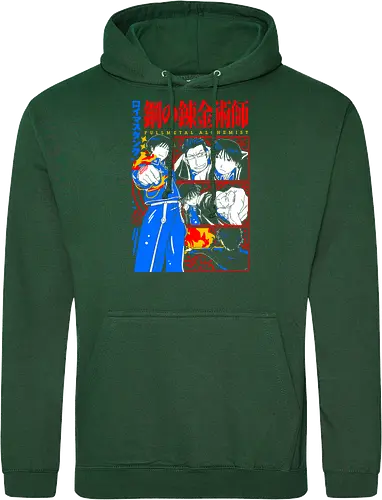 Roy Mustang Alchemist Flame - Roy Mustang, Alchemist, Flame Alchemist, FMA, anime birthday gift, military anime, alchemy art, weeb shirt - Standard Hoodie