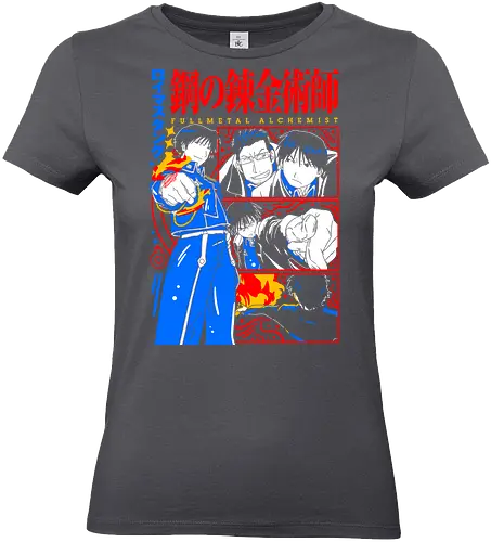 Roy Mustang Alchemist Flame - Roy Mustang, Alchemist, Flame Alchemist, FMA, anime birthday gift, military anime, alchemy art, weeb shirt - Standard T-Shirt (Women)