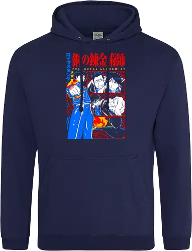 Roy Mustang Alchemist Flame - Roy Mustang, Alchemist, Flame Alchemist, FMA, anime birthday gift, military anime, alchemy art, weeb shirt - Standard Hoodie