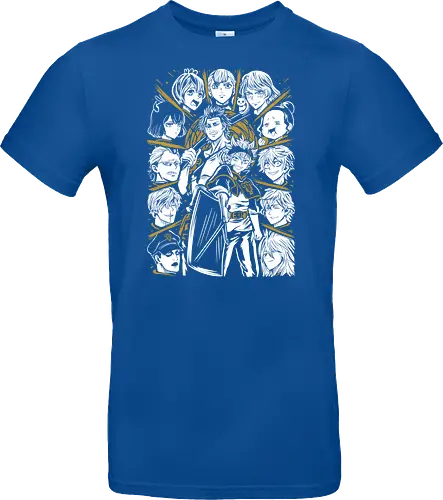 Clover Magic Knights United Legacy - Clover, anime birthday gift, otaku squad tee, Asta, Yuno, Magic Knights, shonen anime group, fantasy magic anime - Standard T-Shirt