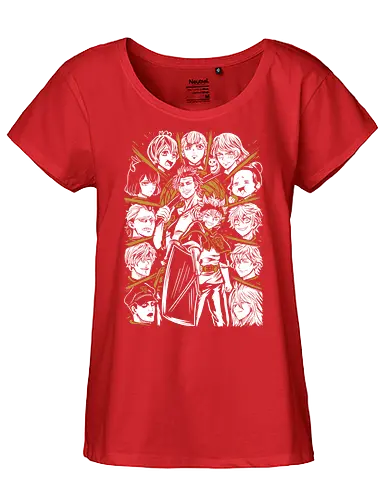 Clover Magic Knights United Legacy - Clover, anime birthday gift, otaku squad tee, Asta, Yuno, Magic Knights, shonen anime group, fantasy magic anime - Fairtrade Girl Shirt