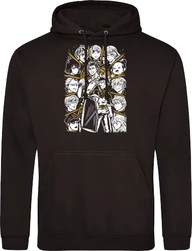 Clover Magic Knights United Legacy - Clover, anime birthday gift, otaku squad tee, Asta, Yuno, Magic Knights, shonen anime group, fantasy magic anime - Standard Hoodie