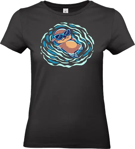 An Otterly Good Summer - Urlaub, Sommer, schwimmen, otter, cute otter, otters, summer, beach, ocean, sea otter, seaside, summer otter, funny otter, vacation, kawaii - Standard T-Shirt (Women)
