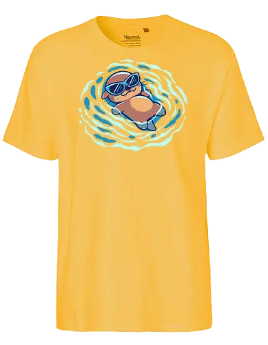 An Otterly Good Summer - Urlaub, Sommer, schwimmen, otter, cute otter, otters, summer, beach, ocean, sea otter, seaside, summer otter, funny otter, vacation, kawaii - Fairtrade T-Shirt