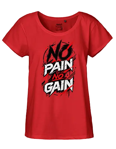 ABSTRACT POWER - NO PAIN NO GAIN - Contemporary Art, Geometric Art, Geometric Design, Brutalist Design, No Pain No Gain, Abstract Fitness, Abstract Art, Abstract Design, Modern Fitness, Modern Gym, Gym, Fitness, Kraftsport, Bodybuilding, Workout, Training, Gym Motivation, Fitness Motivation, Motivation, Strength, Power, Strong, Muscle, Fitness Lifestyle, Gym Lifestyle, Streetwear, Urban Style, Graphic Design, Typography, Typography Art, Modern Typography, Abstract Typography, Graphic T Shirt, Fitness Shirt, Gym Shirt, Workout Shirt, Bodybuilding Shirt, Sport Shirt, Gym Wear, Fitness Wear, Streetwear Shirt, Minimalist Design, Modern Art, Urban Art, Artistic Shirt, Statement Shirt, Motivation Shirt, Männer Fitness, Sportbekleidung, Fitness Geschenk, Gym Geschenk, Geschenk für Sportler, Geschenk für Bodybuilder, Hardcore Fitness, Training Motivation, Discipline, No Excuses - Fairtrade Girl Shirt